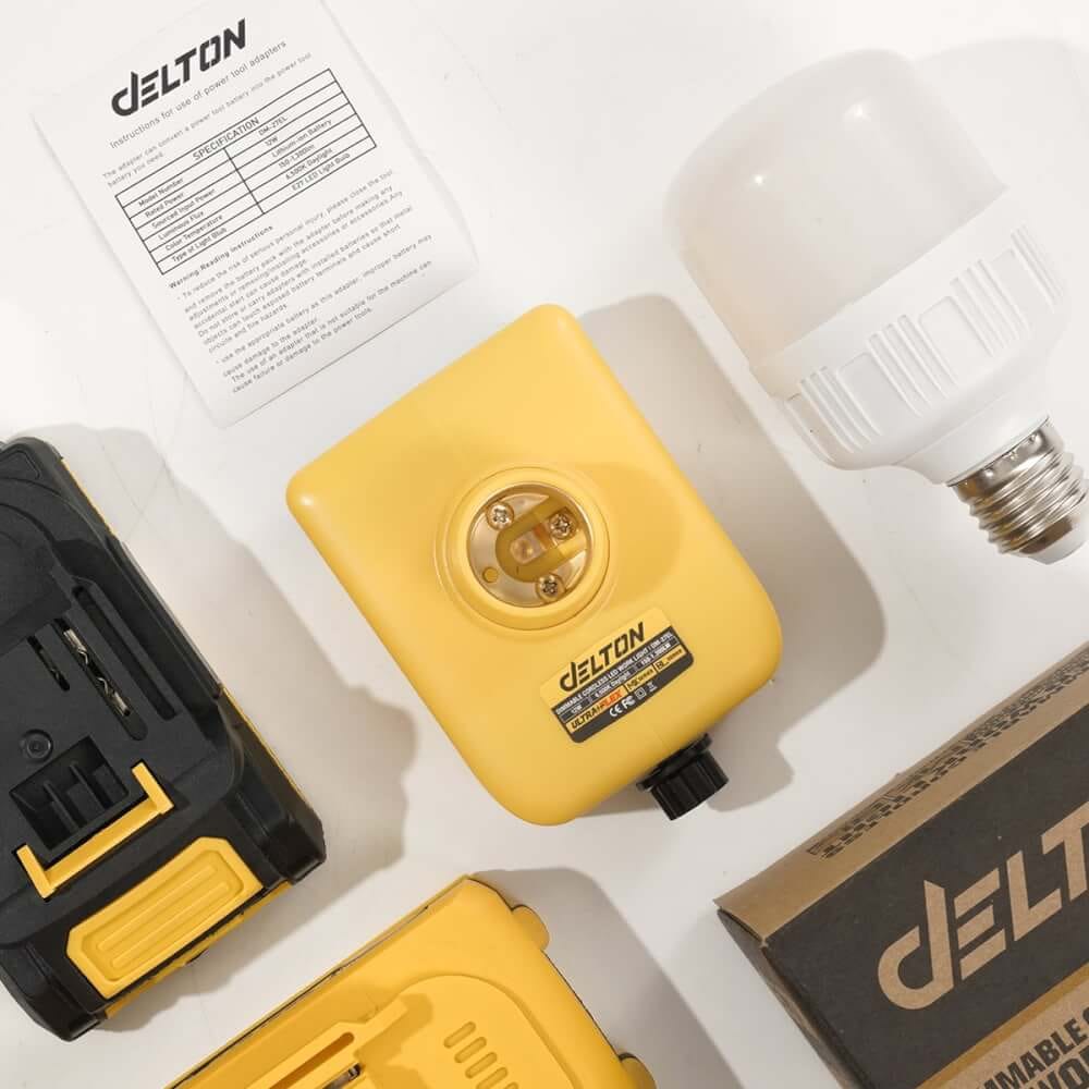 ไฟส่องสว่างไร้สาย (เฉพาะเครื่องเปล่า) DELTON รุ่น DM-27EL 20V_7